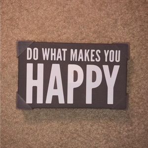 Do What Makes You Happy Quote Wall Art